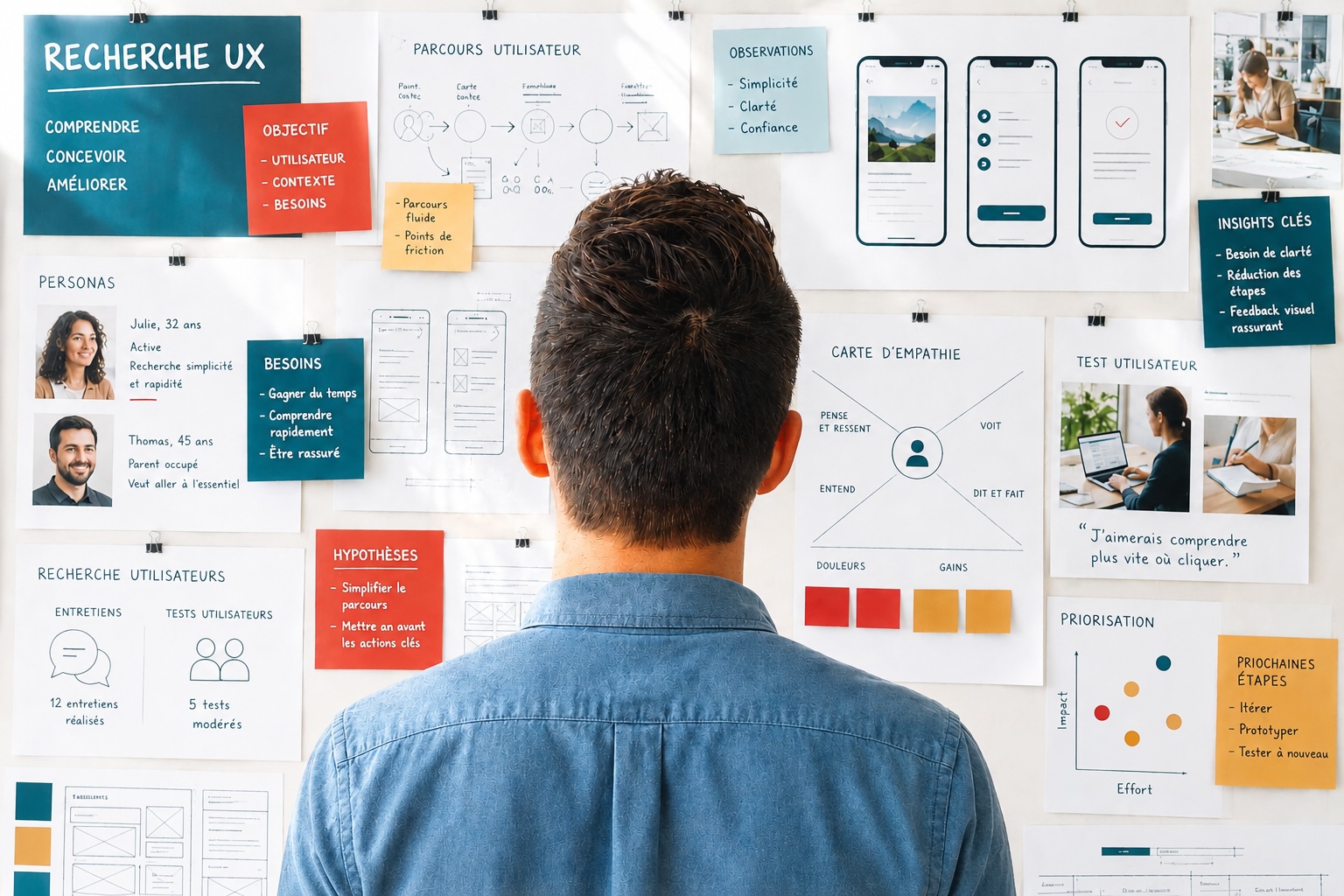 Recherche UX, interviews et observation des usages